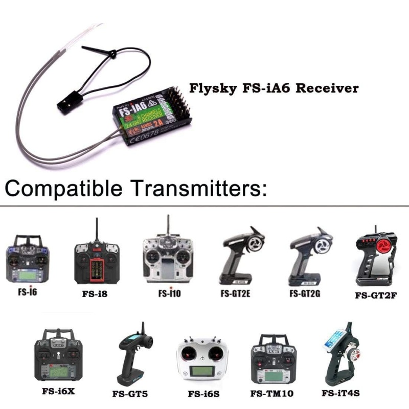 Flysky FS-IA6 Receiver 6CH Dua - đánh giá và giá Fpv Drone Battery