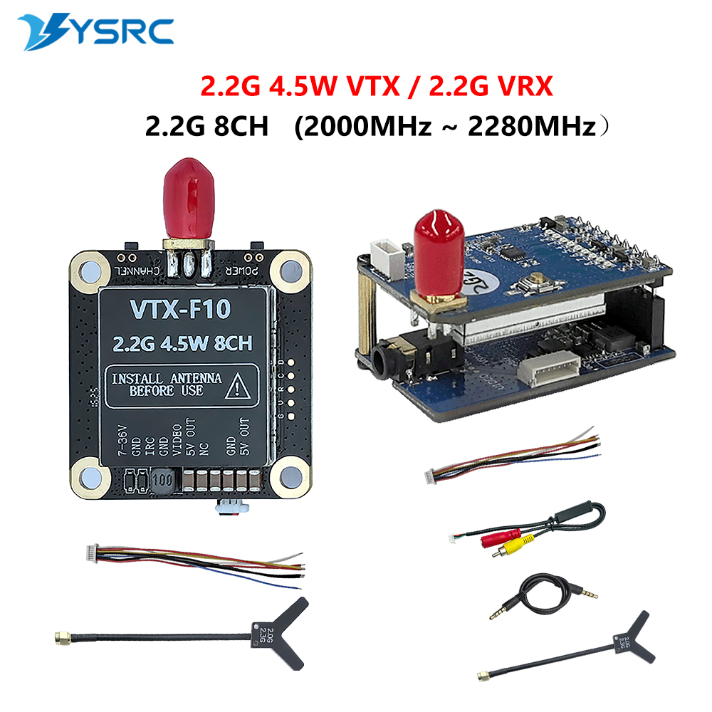 2.0-2.2G 4.5W VTX 8CH FPV Vide - đánh giá và giá Fpv Drone Transmitter