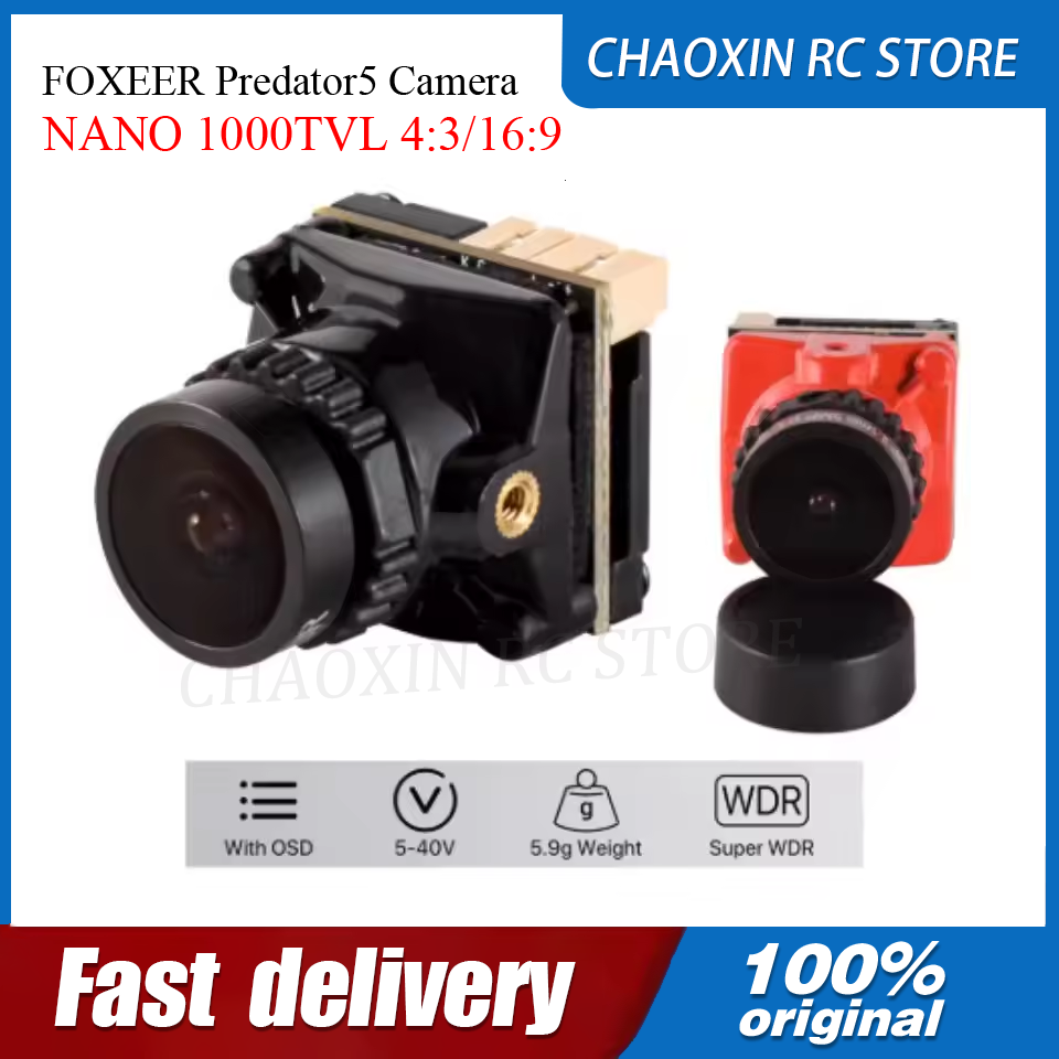 FOXEER Predator5 Camera NANO 1 - đánh giá và giá Fpv Drone Battery